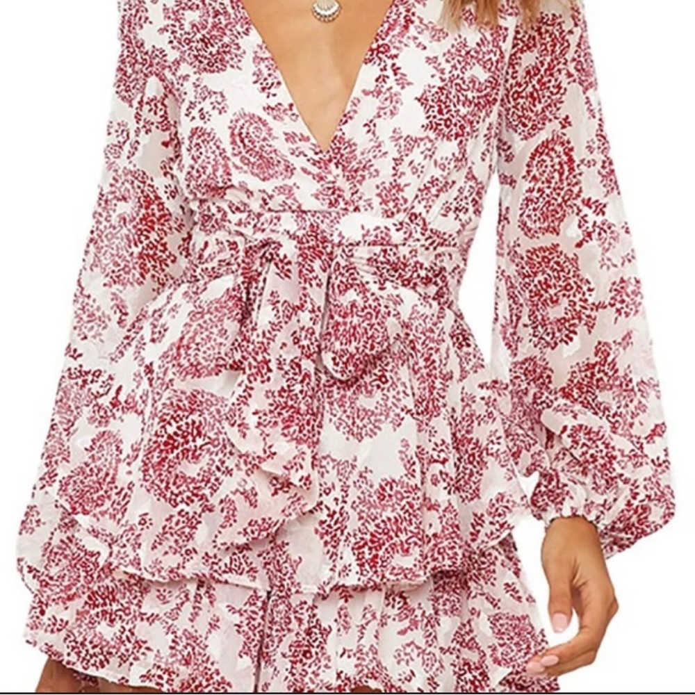 Long Sleeve Short Romper Dress - Used